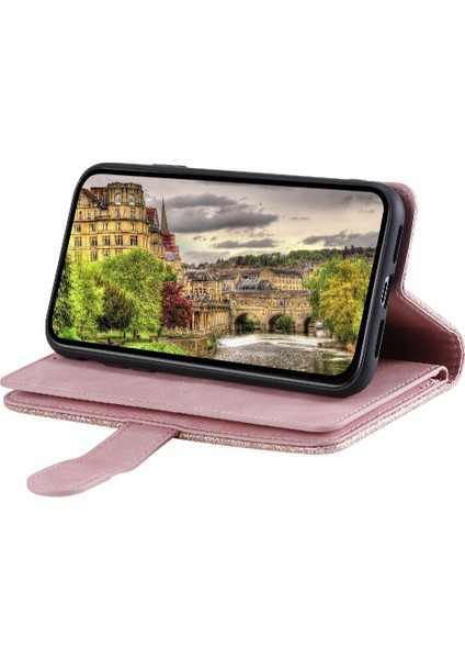 Xiaomi Redmi Not Için Flip Case 13 Pro Artı 5g Kordon 9 Kart Yuvaları Pu (Yurt Dışından)
