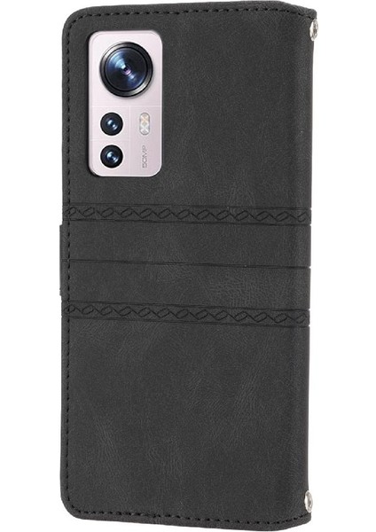 Xiaomi 12 PRO/12S Pro Pu Deri Manyetik Kapatma Cüzdan Için Flip Case (Yurt Dışından)