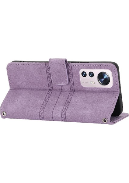 Xiaomi 12 Lite Için Flip Case Kickstand Cüzdan Kılıf Darbeye Koruyucu (Yurt Dışından)