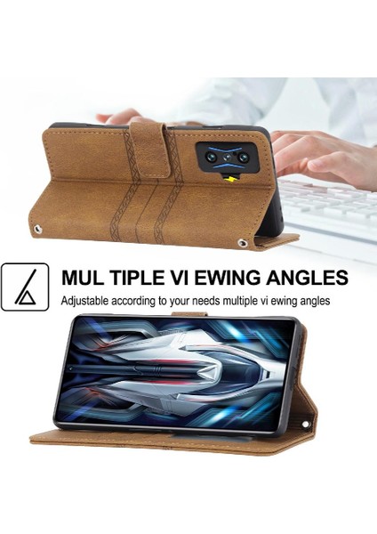 Xiaomi Poco F4 Gt Darbeye Koruyucu Cüzdan Kılıf Pu Için Flip Case (Yurt Dışından)