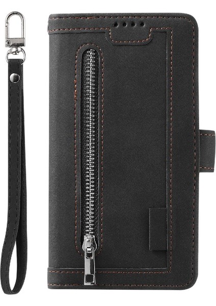 Xiaomi Redmi Not 10 Pro Max Için Flip Case 9 Kart Yuvaları Cüzdan Pu Deri (Yurt Dışından)