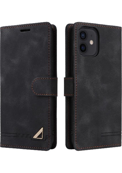 Iphone 11 Için Flip Case Cüzdan Darbeye Basit Iş Deri Kılıf (Yurt Dışından)