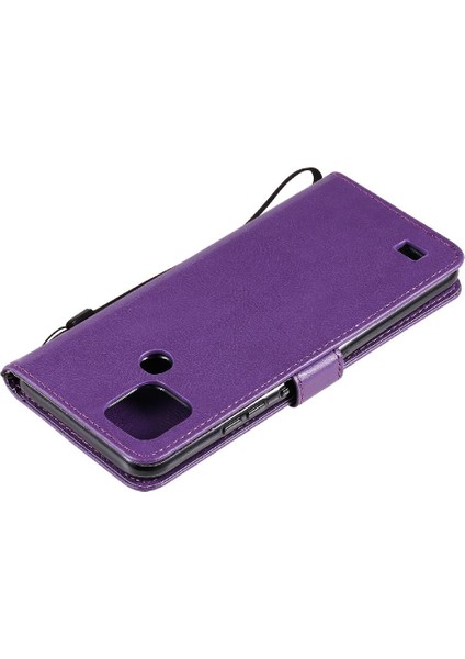 Kart Yuvası ile Realme C20/C21 Iş Cüzdan Telefon Kılıfı Için Flip Case (Yurt Dışından) fırsatları