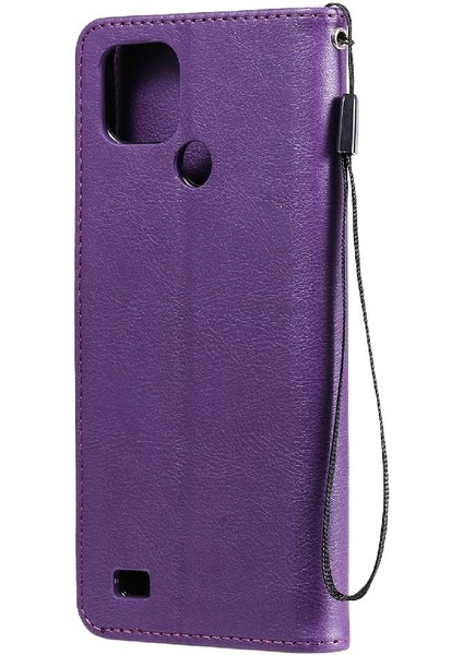 Kart Yuvası ile Realme C20/C21 Iş Cüzdan Telefon Kılıfı Için Flip Case (Yurt Dışından) indirimleri