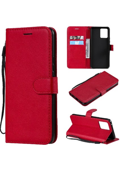 Realme 8 4g/8 Pro Iş Cüzdan Telefon Kılıfı Için Kart Yuvası ile Flip Case (Yurt Dışından)