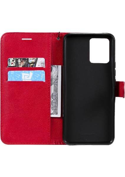 Realme 8 4g/8 Pro Iş Cüzdan Telefon Kılıfı Için Kart Yuvası ile Flip Case (Yurt Dışından)