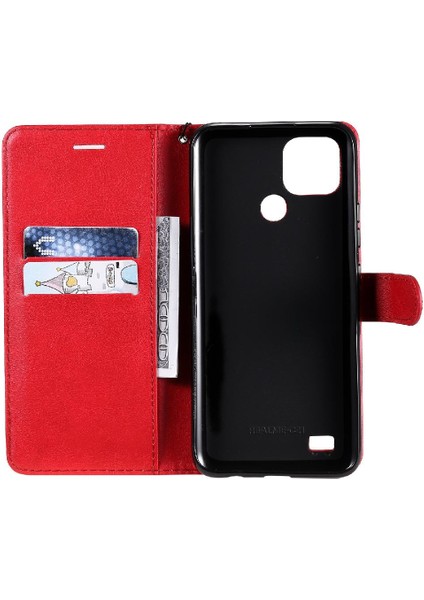 Kart Yuvası ile Realme C20/C21 Iş Cüzdan Telefon Kılıfı Için Flip Case (Yurt Dışından) indirimleri