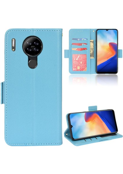 Blackview A80/A80S Manyetik Kart Yuvaları Tutucu Pu Deri Cüzdan Için Kılıf (Yurt Dışından)