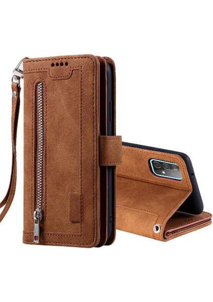 Samsung Galaxy Için Flip Case A52S 5g Kordon Cüzdan Kickstand 9 Kart Yuvaları (Yurt Dışından)