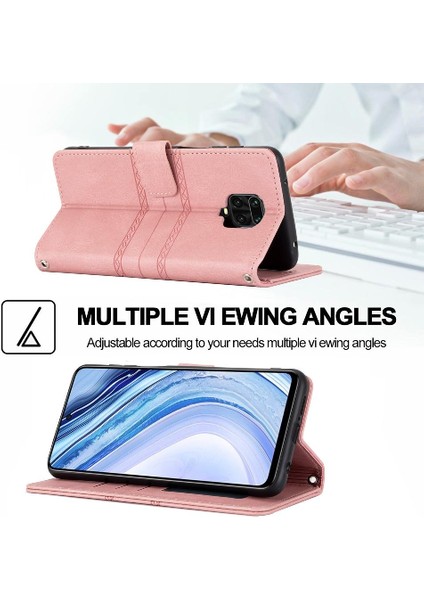 Xiaomi Redmi Not 10 Lite Için Flip Case Kickstand Cüzdan Kılıf Manyetik Pu (Yurt Dışından)