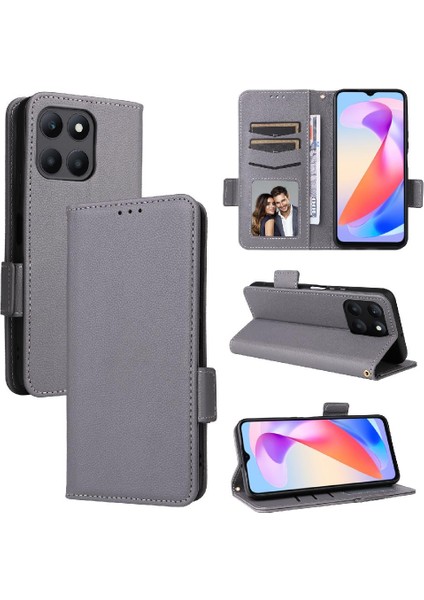 Onur Için Kılıf X6A 4g Pu Deri Kart Yuvaları Tutucu Yan Toka Manyetik (Yurt Dışından)