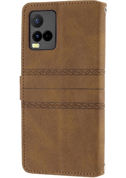 Vivo Y21/ Y21S Kickstand Manyetik Kapatma Cüzdan Kılıf Pu Için Flip Case (Yurt Dışından) fırsatları