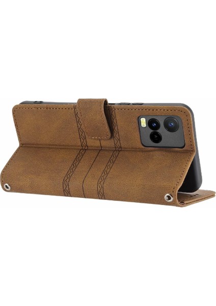 Vivo Y21/ Y21S Kickstand Manyetik Kapatma Cüzdan Kılıf Pu Için Flip Case (Yurt Dışından) indirimleri