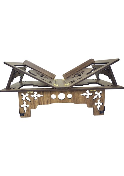 Kahverengi Kelebek Masaüstü Ahşap Rahle Katlanabilir Kanatlı Kademeli (25X40) Okuma Rahlesi- Lazerr fiyatları