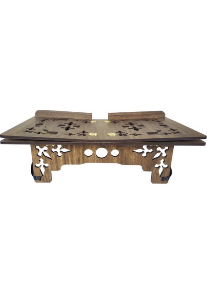 Kahverengi Kelebek Masaüstü Ahşap Rahle Katlanabilir Kanatlı Kademeli (25X40) Okuma Rahlesi- Lazerr fırsatları