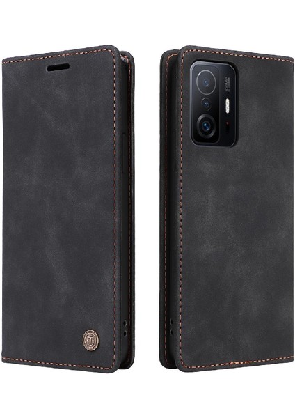 Xiaomi 11T Cüzdan Için Flip Case Basit Iş Darbeye Kapak Çevirin (Yurt Dışından)