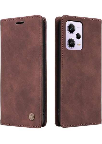 Xiaomi Redmi Not 12 Pro 5g Için Flip Case Basit Iş Cüzdan Deri (Yurt Dışından)