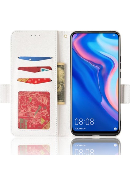 Huawei Y9 Başbakan 2019 Pu Deri Kart Yuvaları Tutucu Yan Toka (Yurt Dışından)