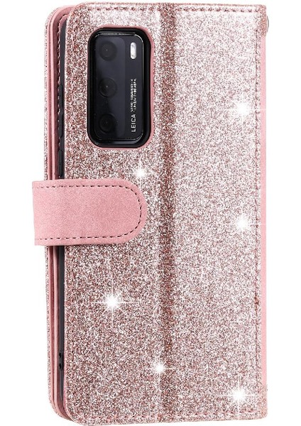 Huawei P40 Kordon Kickstand Pu Deri Cüzdan 9 Kart Yuvaları Için Flip Case (Yurt Dışından) fırsatları