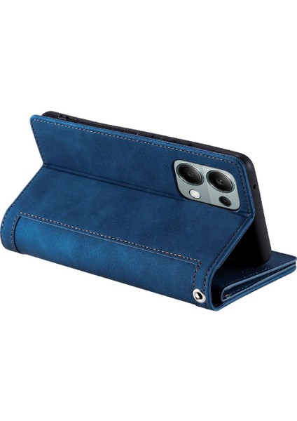 Xiaomi Redmi Not Için Flip Case 13 Pro 4g Kordon 9 Kart Yuvaları Pu Deri (Yurt Dışından)