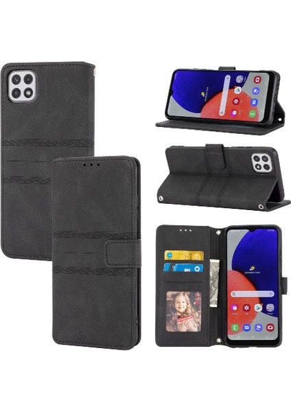 Samsung Galaxy A22 Için Flip Case 5g/ F42 5g Manyetik Kapatma Kickstand Pu (Yurt Dışından) indirimleri