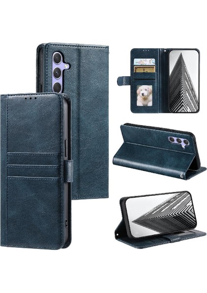 YH Market Samsung Galaxy A14 4g Için Flip Case/5g Pu Deri 6 Kart Yuvaları Kickstand (Yurt Dışından)