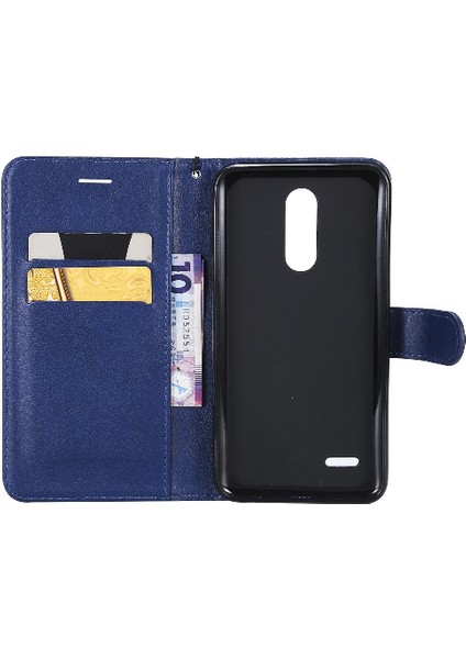 Lg K10 2018 Klasik Düz Renk Iş Cüzdan Telefon Kılıfı Için Flip Case (Yurt Dışından)