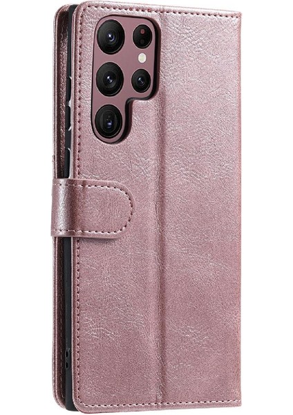 Samsung Galaxy S22 Ultra 6 Kart Yuvaları Kickstand Pu Deri Için Flip Case (Yurt Dışından) indirimleri