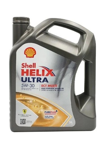 Helix Ultra 5W-30 ECT Multi 5 Litre Partiküllü Motor Yağı ( Üretim Yılı: 2023)
