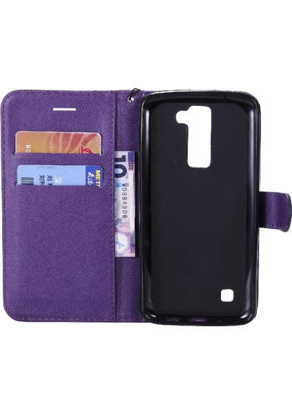 Lg K7 Için Flip Case/k8 Klasik Düz Renk Kart ile Yüksek Kaliteli Deri (Yurt Dışından) fırsatları