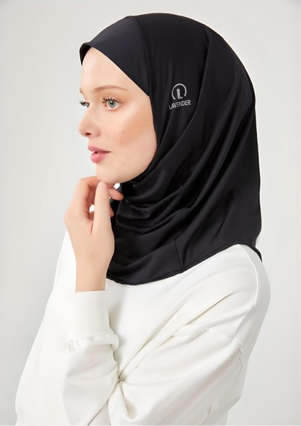 Kadın Tesettür Hijab Spor Şal Siyah fiyatları
