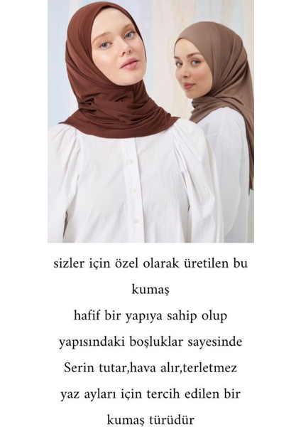 Melodi Scarf Kadın Tesettür Pratik Hijab Şal Siyah