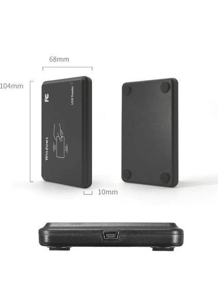 13.56MHZ USB Rfid Okuyucu Rfıd Manyetik Kart Anahtarlık Etiket Okuyucu Personel Takip Kapı Giriş