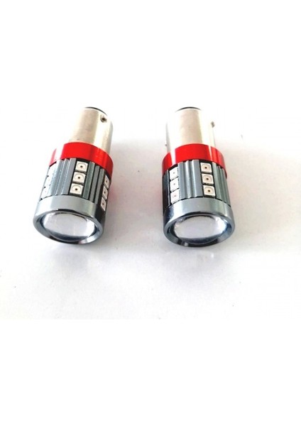 P21W Tek Duy Kırmızı LED Stop Oto Ampulü PH7219R