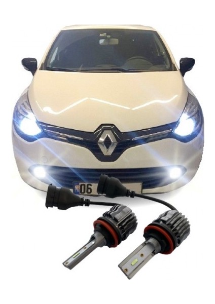 Clıo 4 LED Xenon Sis Farı Ampulü H16 Zero