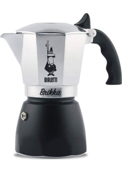 Gri Alüminyum Moka Pot 2 Cup, Şık ve Pratik Kahve Demleme Aleti