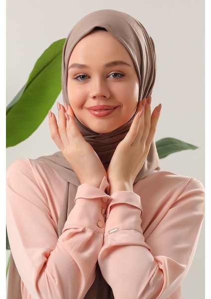 Tesettür Penye Şal Bej fırsatları