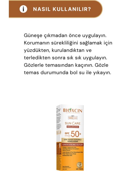 Sun Care Lekeli Ciltler İçin Güneş Kremi SPF50+ 2'li Paket 50 ml