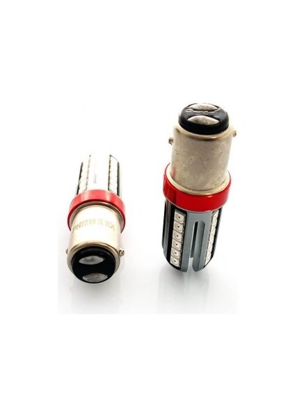 P21/5W Çift Duy Kırmızı LED Stop Oto Ampul PH7216REX