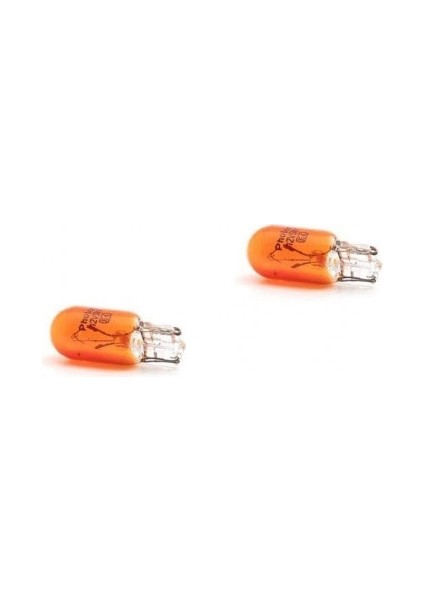 WY5W Oto Çamurluk Ayna Sinyal Ampulü 12V T10 Tip PH5715A 2ADET