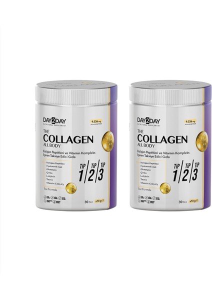 The Collagen All Body Toz Form 300 Gr - 2 Adet