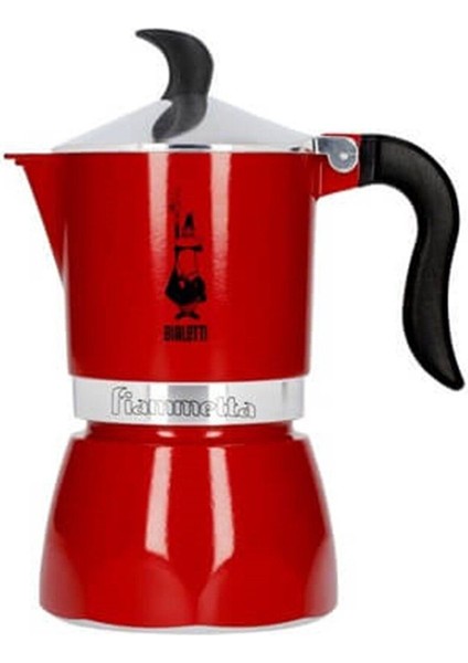 Tekno Trust Alüminyum Fıammetta 1 Fincan Moka Pot Kırmızı 0-99 ml