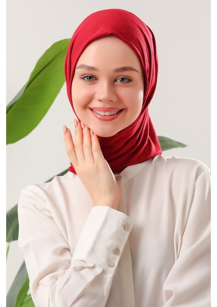 Tesettür Penye Şal Bordo indirimleri