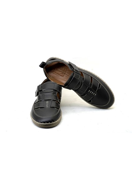 Deri Erkek Sandalet Yumuşak Comfort, Battal Boy 1253 modelleri