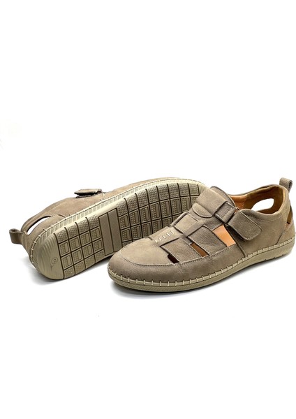 Deri Erkek Sandalet Yumuşak Comfort, Battal Boy 1253 modelleri