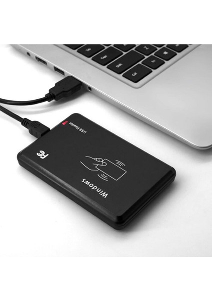 Çift Frekans 13.56MHZ ve 125KHZ USB Rfid Okuyucu Dual Rfıd Manyetik Kart Anahtarlık Etiket Okuyucu indirimleri