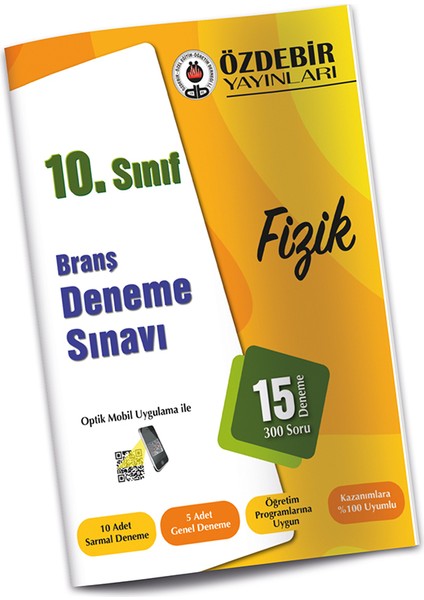 10.sınıf 5'li Branş Deneme Seti Edebiyat Matematik Fizik Kimya Biyoloji