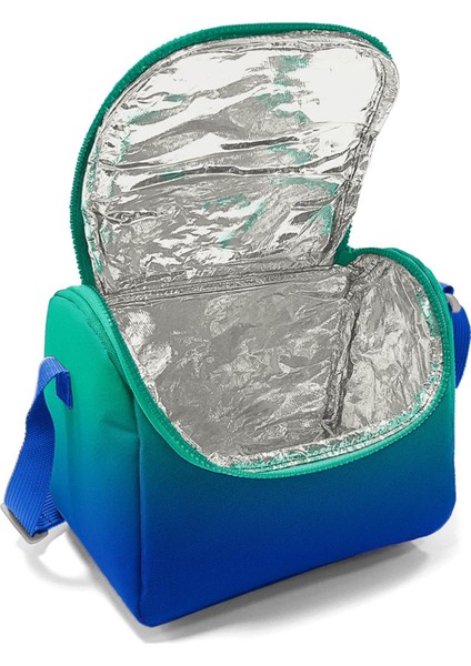 Kids Yeşil Saks Renk Geçişli Thermo Beslenme Çantası 11875