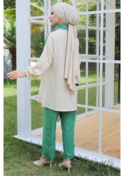 Veray Tunik Pantolon Ikili Takım 931 - Yeşil