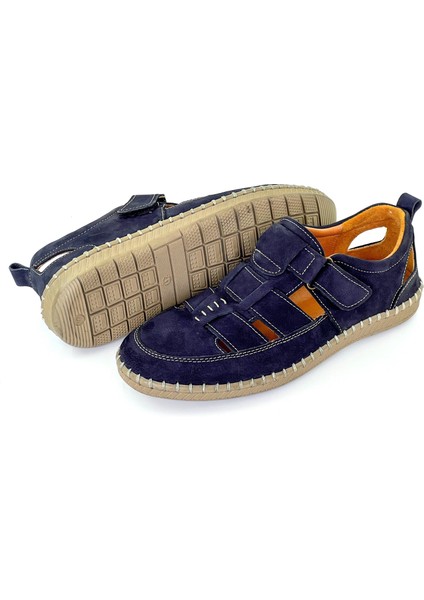 Deri Erkek Sandalet Yumuşak Comfort, Battal Boy 1253 fiyatları